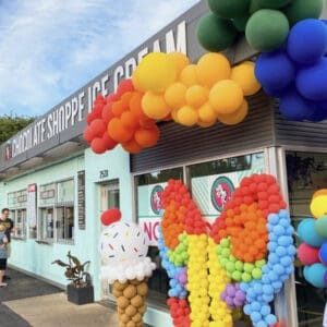 Outside of Chocolate Shoppe Ice Cream's Monroe St. location